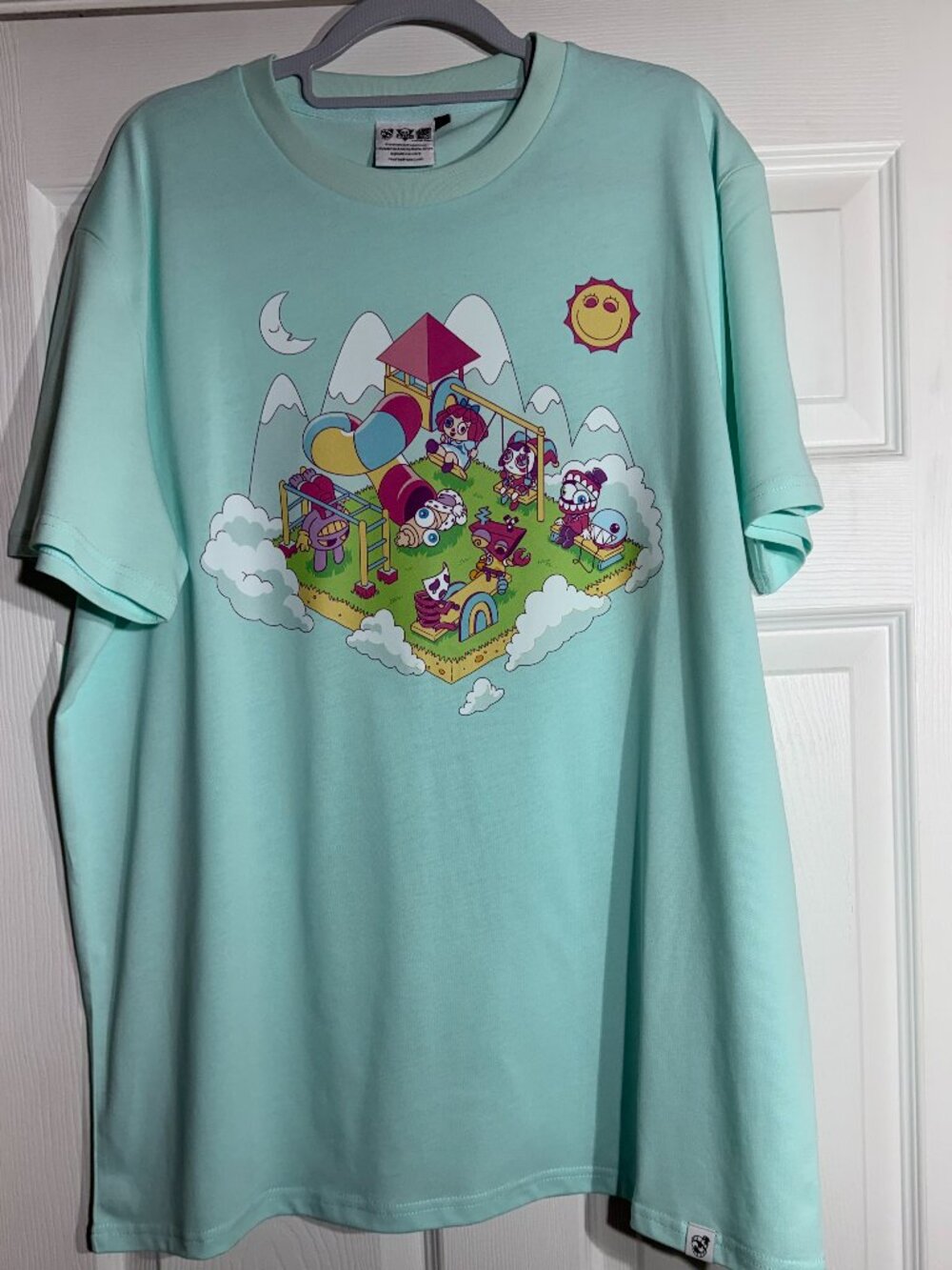 The Amazing Digital Circus Digital Playground T-Shirt Light Blue XL
